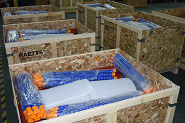 NG娛樂超級風機蜘蛛手干燥系統裝箱發貨